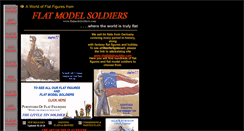 Desktop Screenshot of flatmodelsoldiers.com